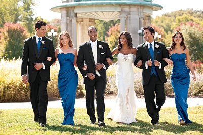 Ad picture of wedding group